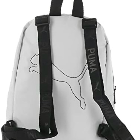 Puma Rythym Mini White Backpack with Iridescent Logo - Picture 2 of 12